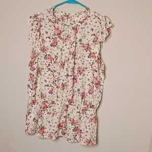 Floral Ruffle Women's Skirt